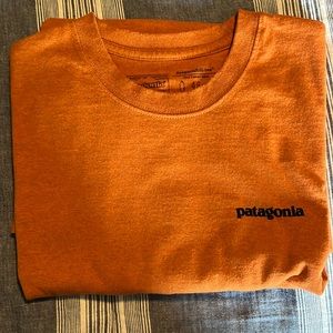 Orange Patagonia T-shirt